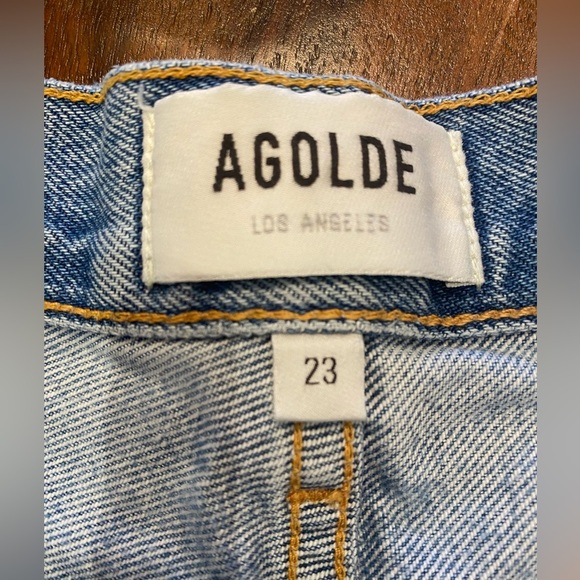 Agolde Dee Jean Shorts Size 23 - Picture 13 of 16
